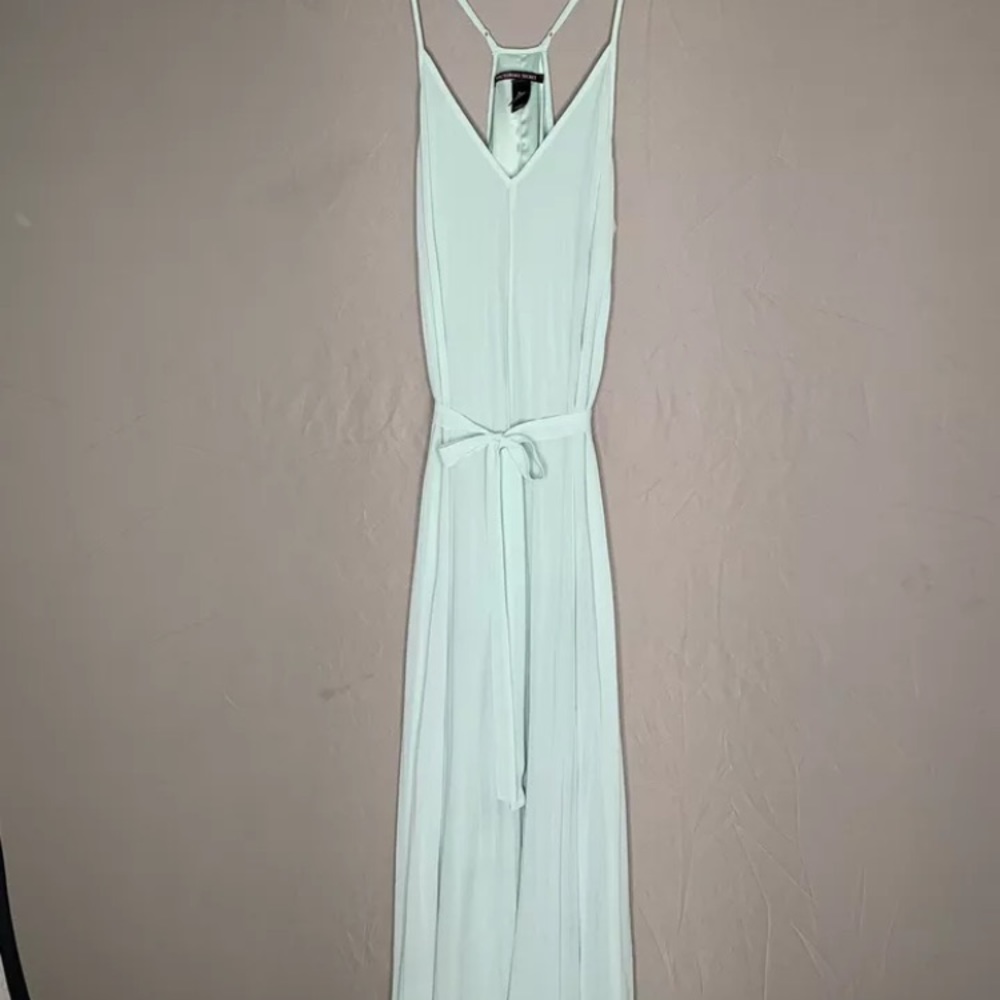 Victoria Secret knife pleat maxi mint